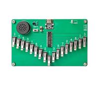 Ujjdwiurgh Electronic Kalimba Thumb Piano 17 Key Heptatonic Scale Scale Instruments Electronic DIY Soldering Kit