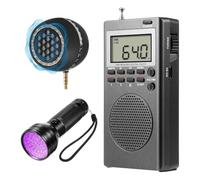 Ujjdwiurgh Equipment Equipment Communication Box Include 1 Paranormal Radio 1 Speaker 1 LED UV Flashlight, Research Tools