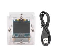 Ujjdwiurgh ESP8266 DIY Electronic Kit Mini Clock OLED Display Connect with Shell DIY Soldering Project