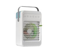 Ujjdwiurgh Evaporative Air Cooler Humidifier 7 Colors Light Personal Air Conditioner Fan for Room Office Easy to Use