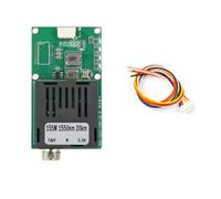 Ujjdwiurgh Fiber Converter SingleMode Single Fiber Converter FC/UPC 1 Channel Video Converter Rx 1550nm