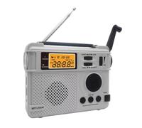 Ujjdwiurgh FM Radio Outdoor Hand Crank Emergency Radios Receiver 3000mAh Bluetooth Speaker Flashlight Support SOS Power Bank TF