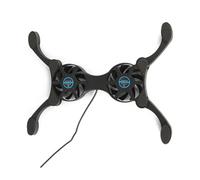 Ujjdwiurgh Foldable Cooling Pad Laptop Cooler with Double Fans for 7-15 Inch Notebook Cooler