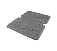 Ujjdwiurgh Foldable Quick-Dry Mat for Kitchen Countertop Silicon Coated Protect Tableware, Super Absorbent Anti-Slip