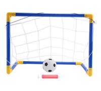 Ujjdwiurgh Folding Mini Football Soccer Goal Post Net Set with Pump Kids Sport Indoor Outdoor Games Toys Child Birthday Gift Plastic