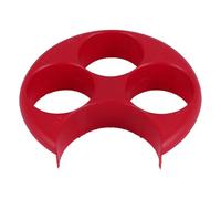 Ujjdwiurgh Food Control Meal Measure Plate Diet Portion Weight Loss Healthy Eating Slim New, Red