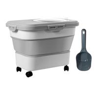 Ujjdwiurgh Food Storage Container Dog Food Container with Sealing Lid, Suitable for Dry Food for Cats Other Pet Foods