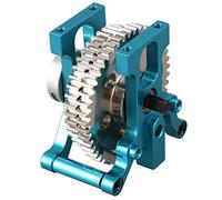 Ujjdwiurgh for 06034 06033 06232 122025 Metal Gears Two Speed Transmission Complete for 1/10 RC Model Off-Road Car 94155 94166 94177