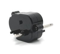 Ujjdwiurgh For 1/12 MN82 LC79 MN78 RC Car Upgrade Parts Transmission Assembly Metal Assembly Black