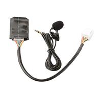 Ujjdwiurgh for Bluetooth AUX Adapter Handsfree Disc Box Harness with Microphone Bluetooth Connection Module