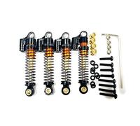 Ujjdwiurgh For FMS FCX24 Metal 43mm Shock Non Oil Pressure 1/24 RC Crawler Car Upgrades Parts Accessories,Black