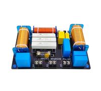 Ujjdwiurgh For Home Theater Compatible 3 Way 700W Speaker Audio Crossover Divider with 1 High 2 Low Frequency High Fidelity Filters