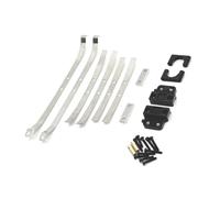 Ujjdwiurgh For MN 1/12 MN82 LC79 RC Car Spare Parts Metal Upgraded Rear Axle Spring Fastenings Kit Black