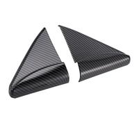 Ujjdwiurgh for NP300 2016-2021 Carbon Fibre Car Interior A-Pillar Speaker Horn Cover Trim Frame Sticker Accessories