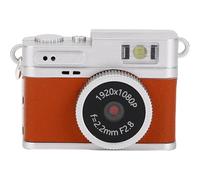 Ujjdwiurgh For Travel Study Teens Beginners Compatible, Mini Keychain Camera, 1080P Small Retro Camera, Portable Photo Video Camcorder