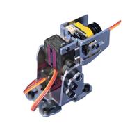 Ujjdwiurgh FPV for Aircraft Model Camera Adjustable Aluminum Alloy PTZ Stand Robotic Accessory Without Servo