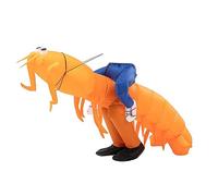 Ujjdwiurgh Funny Shrimp Inflatable Cosplay Costume Activities Toys Stage Show Activity Suit Halloween Cosplay Costume