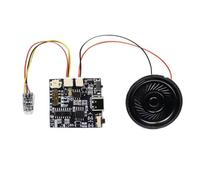 Ujjdwiurgh GC07A Recordable Sound Module Gift Box Christmas Birthday Card Music Cover Wall MP3 Download Voice Module Close Play