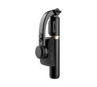 Ujjdwiurgh Gimbal Stabilizer Selfie Stick Foldable Wireless Tripod Gimbal Stabilizer Selfie Stick Black with Bluetooth Shutter Monopod for IOS Android
