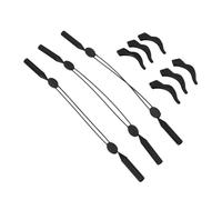 Ujjdwiurgh Glasses Strap Adjustable Eyewear Retainer 3Pcs Universal Fit Sports Sunglasses Retainer + 6Pcs Glasses Ear Grip