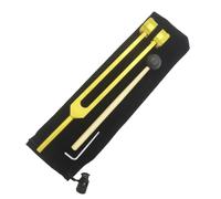 Ujjdwiurgh Gold Extended 25cm Ear Cleaning Tuning Fork 128HZ Tuning Fork with Wrench, Cloth Bag and Hammer