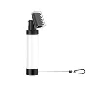 Ujjdwiurgh Golf Club Cleaner Brush and Microfiber Towel Cleaning Kit,Groove Sharpener Brush with Water- Bottle Golf Tool White