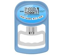 Ujjdwiurgh Grip Strength Tester 265Lbs/120Kg Digital Hand Dynamometer Grip Strength Meter USB LCD Screen, Blue
