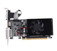Ujjdwiurgh GT 610 1G Ultra-Fast Graphics Card 1GB 64Bit DDR3 810/500MHz PCI-E 1.1 X16 Desktop Small Chassis PC Gaming Graphics Card