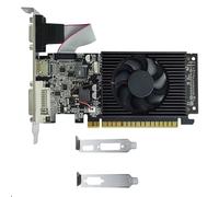 Ujjdwiurgh GT210 1GB DDR3 64Bit Graphics Card PCIE 2.0 40nm GPU -Compatible+VGA+DVI Desktop Video Card with 2XBaffle