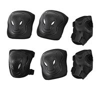 Ujjdwiurgh Guard Knee Pads and Elbow Pads Support Protection Safety Protective Pads Set for Adult Skate Protective Gear