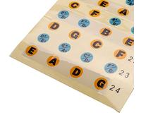 Ujjdwiurgh Guitar Fretboard Note Decals Fingerboard Frets Map Sticker for Beginner Learner Practice Fit 4 Strings Guitar(-Multicolor)