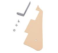 Ujjdwiurgh Guitar Pickguard Cream Single Ply Guard Plate Pickguard for LP Guitar Parts