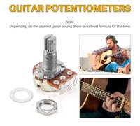Ujjdwiurgh Guitar Small Size Pots B500K Potentiometers For Guitar Parts (Pack Of 10)