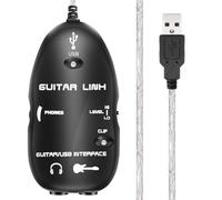 Ujjdwiurgh Guitar to USB Interface Link Cable Adapter/PC Recording CD Studio Laptop
