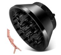 Ujjdwiurgh Hair Dryer Diffuser Universal Hair Diffuser Attachment for Fine Thick Curly Wave and Frizzy Hair Salon Tool with Clip