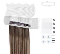 Ujjdwiurgh Hair Extension Holder Stand for Styling, 4 Installation Modes with Tool, Hair Extension Holder Designed for Washing A