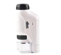 Ujjdwiurgh Handheld Microscope Science Laboratory Mini Handheld Battery Powered Children'S Microscope Easy Install Easy to Use White