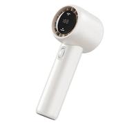 Ujjdwiurgh Handheld Small Fan 100 Wind Speeds Adjustable High-Speed Portable Handheld Turbofan USB Rechargeable Mini Fan,White