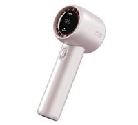 Ujjdwiurgh Handheld Small Fan 100 Wind Speeds Adjustable High-Speed Portable Handheld Turbofan USB Rechargeable Mini Fan,Pink