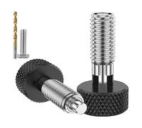 Ujjdwiurgh Handle Kit,with Knurled Handle Stainless Steel Lock M6 for Rolling Toolbox Easy Install Easy to Use Black (1 Set)