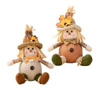 Ujjdwiurgh Harvest Season Doll Handmade Sitting Doll Autumn Harvest Home and Room Table Decorations