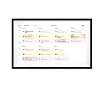 Ujjdwiurgh HD Digital Calendar 15.6inch WIFI Interactive Touchscreen Smart Family Home Planner Chore Chart Hearth Digital Calender UK Plug