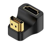 Ujjdwiurgh HDTV Female Adapter Support UHS2.1 Multi-Functional Portable HD 8K@60Hz U Type HDTV Adaptor with Lights Easy Install