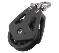 Ujjdwiurgh High Load Sheave Block Universal-Head Single Pulley Swivel Shackle Sailboat Plain Bearing Block Rope Runner Accessories