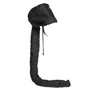 Ujjdwiurgh Hood Hair Dryer Attachment- Soft, Adjustable Extra Large Hooded Bonnet for Hand Held Hair Dryer with Stretchable Grip and Extended Hose Length (Black)