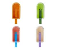 Ujjdwiurgh Ice Cream Mold with Cover Lovely Homemade Tray DIY Ice Creams Ice-Lolly Maker Tools Summer Kitchen Tools