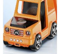 Ujjdwiurgh Innovative 6 in 1 Car Wireless Charger Stand 15W Fast Charging Desk Charger Car Shape Great Gift Idea Present Orange