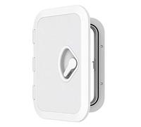 Ujjdwiurgh Inspection Hatch Cover Marine Access Accessories Single Handle Anti Ultraviolet Boat Deck Plate Yacht 270X375mm