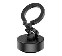 Ujjdwiurgh Intelligent Car Mount Magnetic Mobile Phone Holder Universal Adsorption Bracket Vacuum Adsorption Stable Mount Black