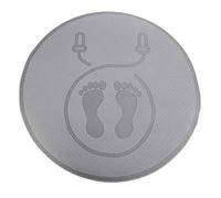 Ujjdwiurgh Jump Rope Mat Shock Absorption and Sound Insulation Household Mute Mat Indoor Outdoor Fitness Sports Yoga Mat,Black